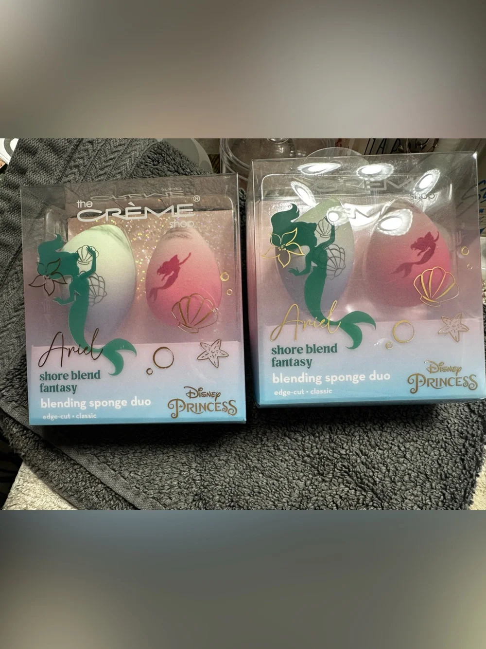 Disney Princess Shore Blend Fantasy Blending Sponge Duo - Pink & White